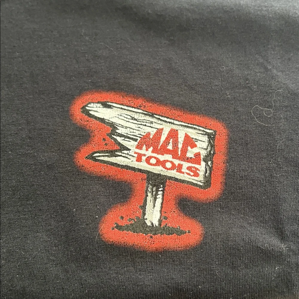 MAC TOOLS Black Graphic T-Shirt , GOOD CONDITION - Picture 5 of 8